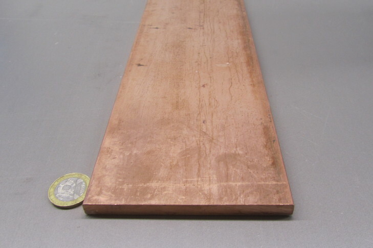 110 Copper Bar 1/2 Hard, 5/16″ Thick x 4.0″ Wide x 24 Inch Length