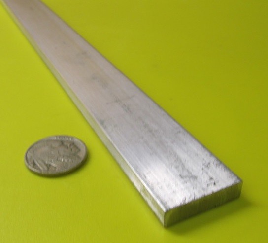 6061 T651 Aluminum Bar, 1/4″ (.250″) Thick x 1.0″ Wide x 60″ Length