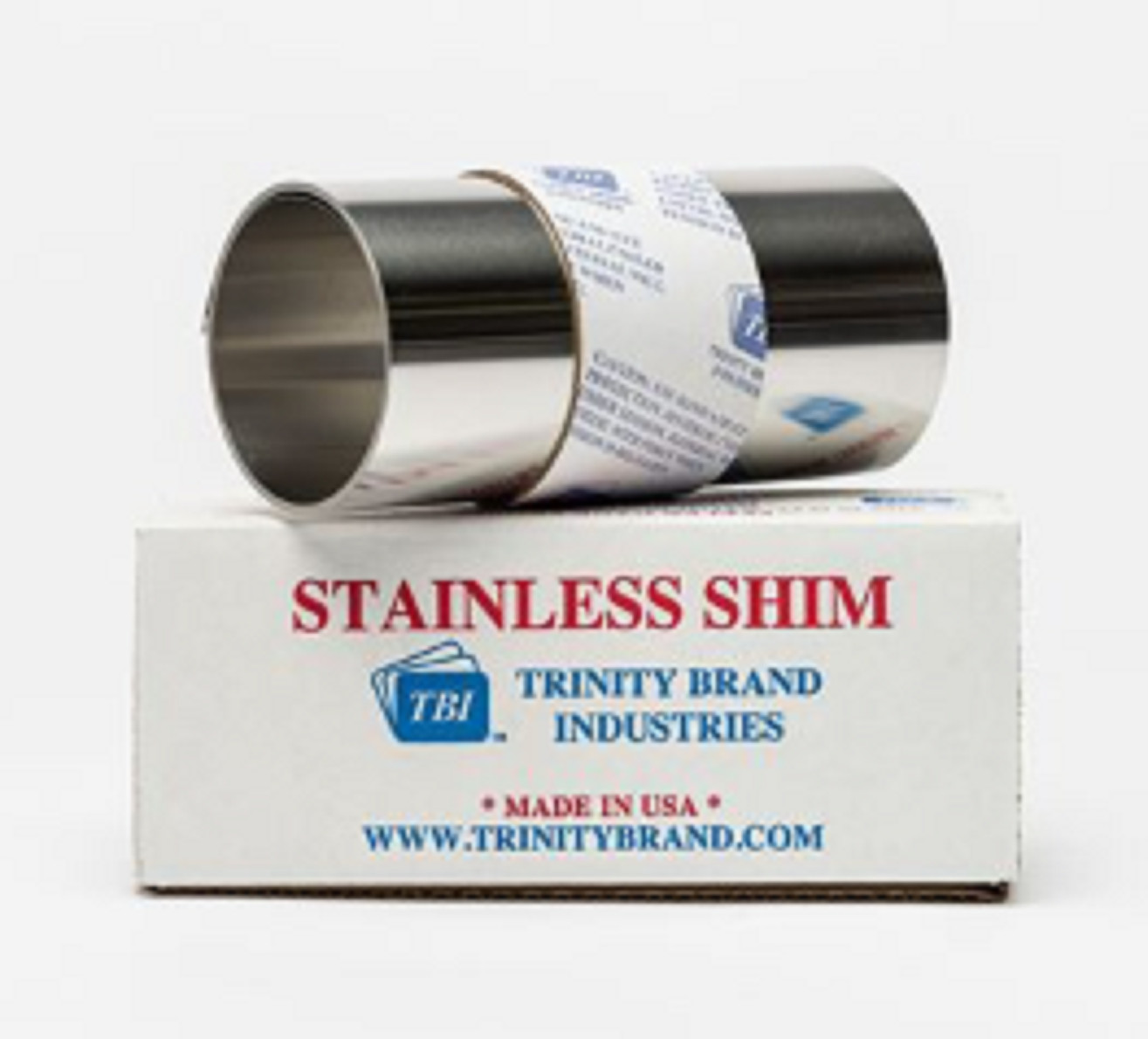 Trinity Stainless Steel Shim Roll 302/304 0.012″ x 12″ x 100″ SSW-12 Full Hard