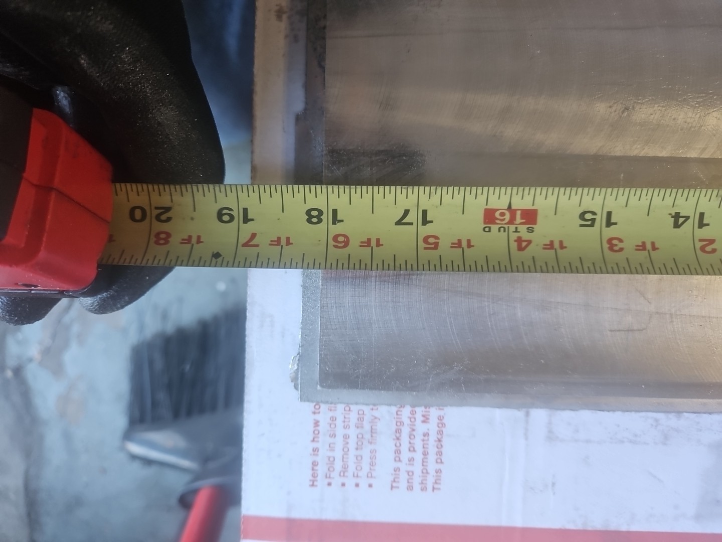 Kaiser aluminum plates 6061-T651 3/8″ X18″X4-3/4″ Made In USA