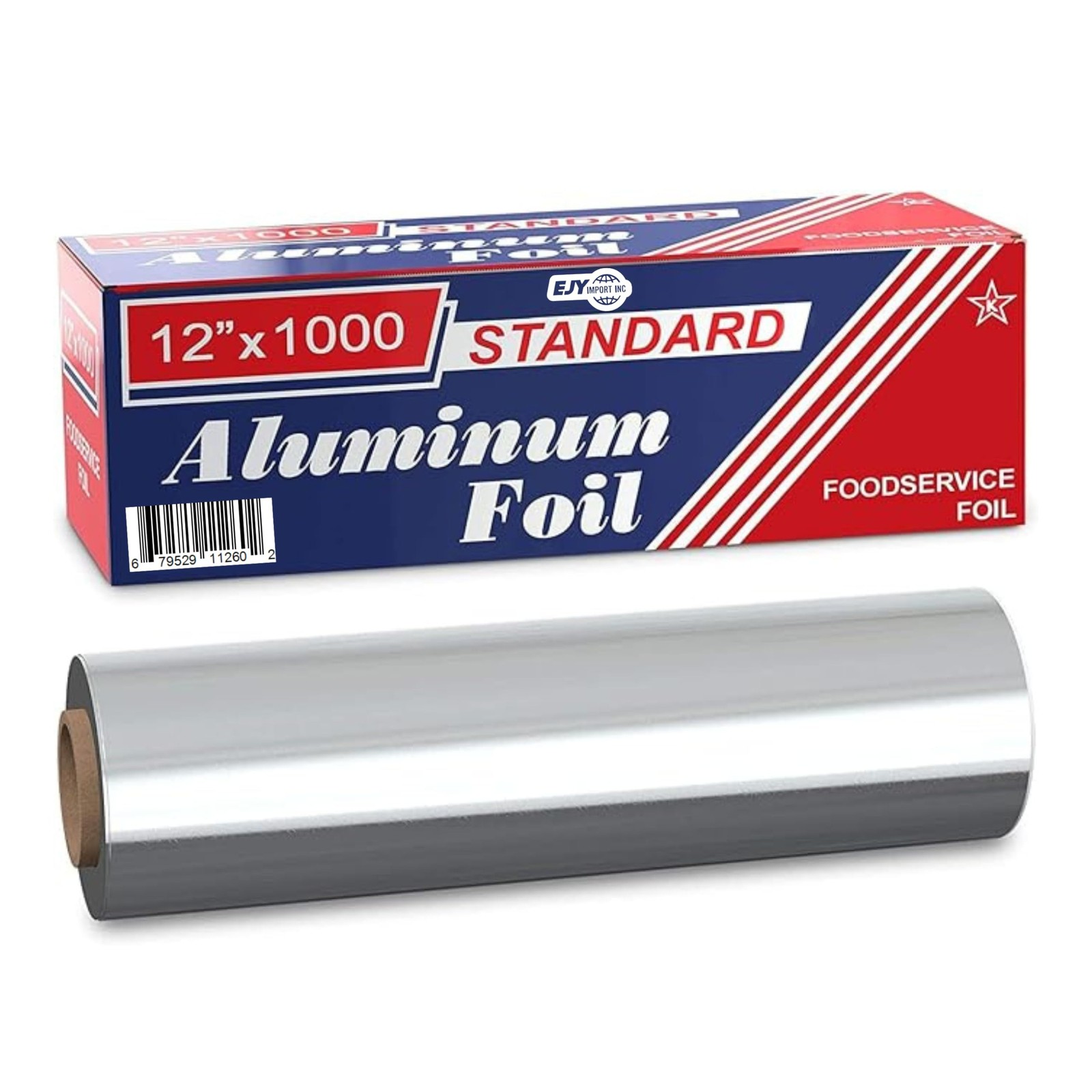 Standard Premium Aluminum Foil | 12”x1000 Feet Long | Industrial Size and Streng