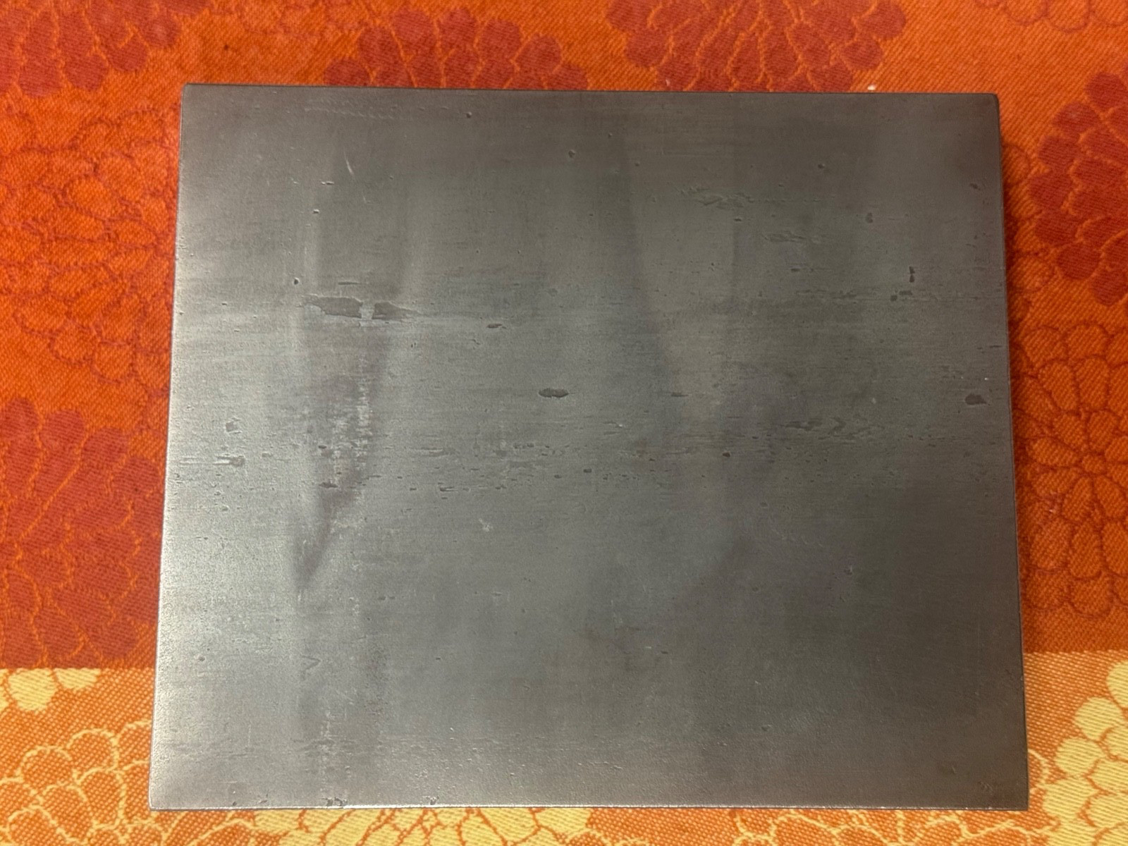1-1/2” Thick 6” x 7” Mild A36 Steel Bench Block Bar Target Blacksmith Anvil Raw