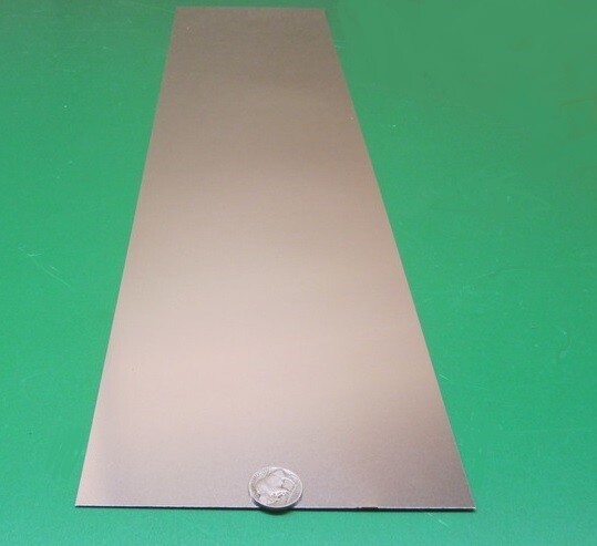18-8 Stainless Steel Sheet, Full Hard, .005″ x 6.0″ x 25″
