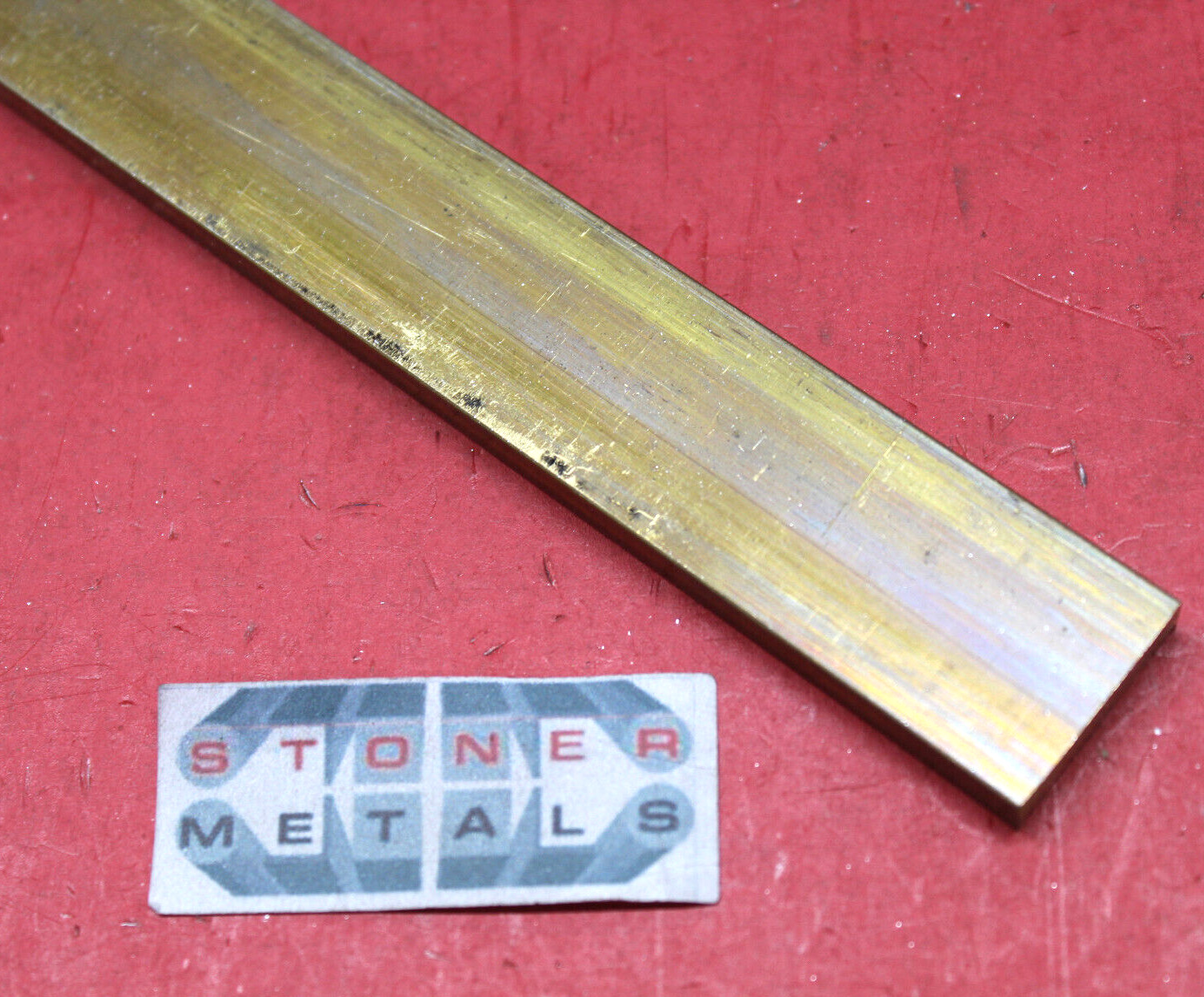 1/2″ x 1-1/2″ C360 BRASS FLAT BAR 13″ long Solid .50″ Plate Mill Stock H02 New