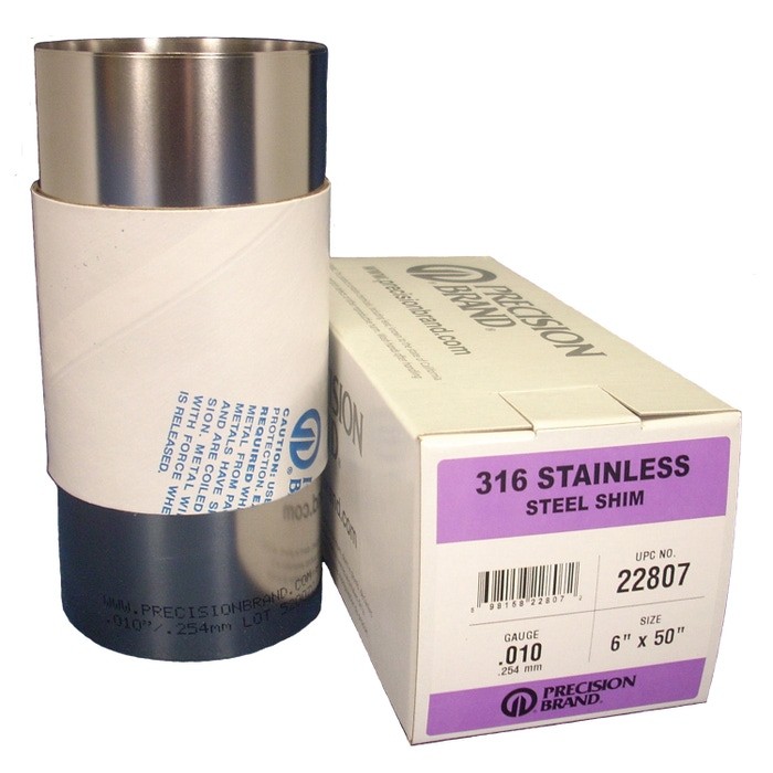 Precision Brand 316 Stainless Steel Shim