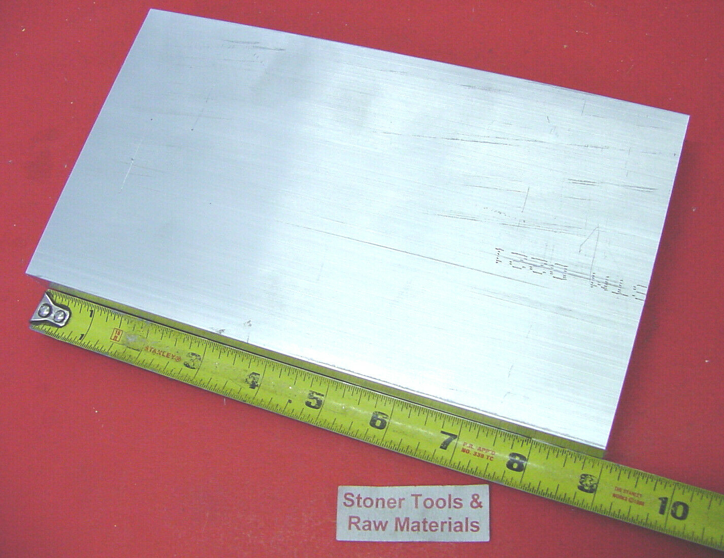 3/8″ X 5″ ALUMINUM 6061 FLAT BAR 9″ long T6511 Solid Extruded Mill Stock New