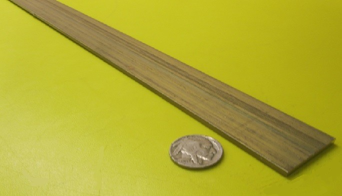 385 Brass Flat Bar 1/8″ Thick x 1 1/4″ Wide x 4 Foot Length