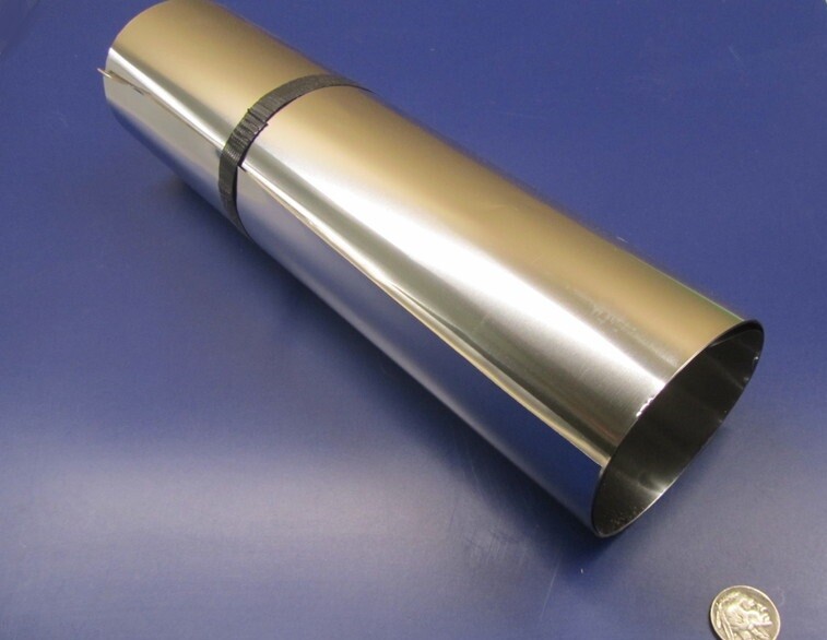316 Stainless Steel Sheet Soft .005″ Thick x 12.0″ Width x 100.0″ Length