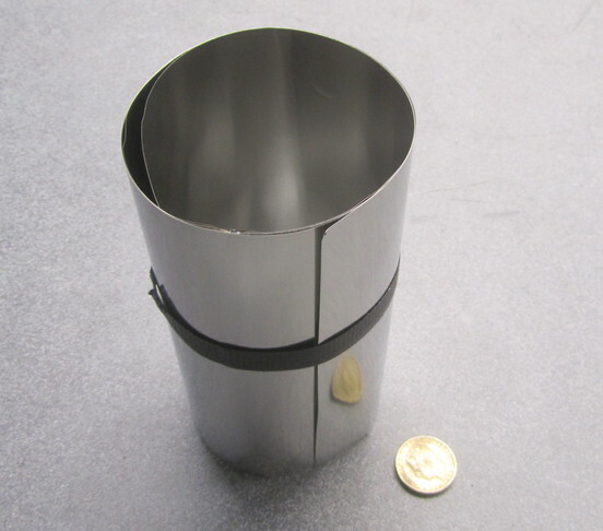 18-8 Stainless Steel Sheet, Full Hard, 0.005″ x 6.0″ x 50″