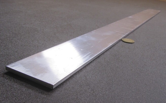 6061 T6511 Aluminum Bar, 3/16″ (.187″) Thick x 2 1/2″ Wide x 36″ Length