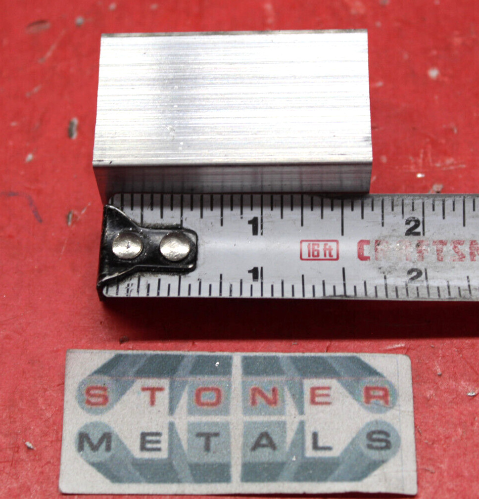 4 Pieces 3/4″ X 1″ ALUMINUM 6061 T6 FLAT BAR 1.66″ long Solid Extruded Stock PC