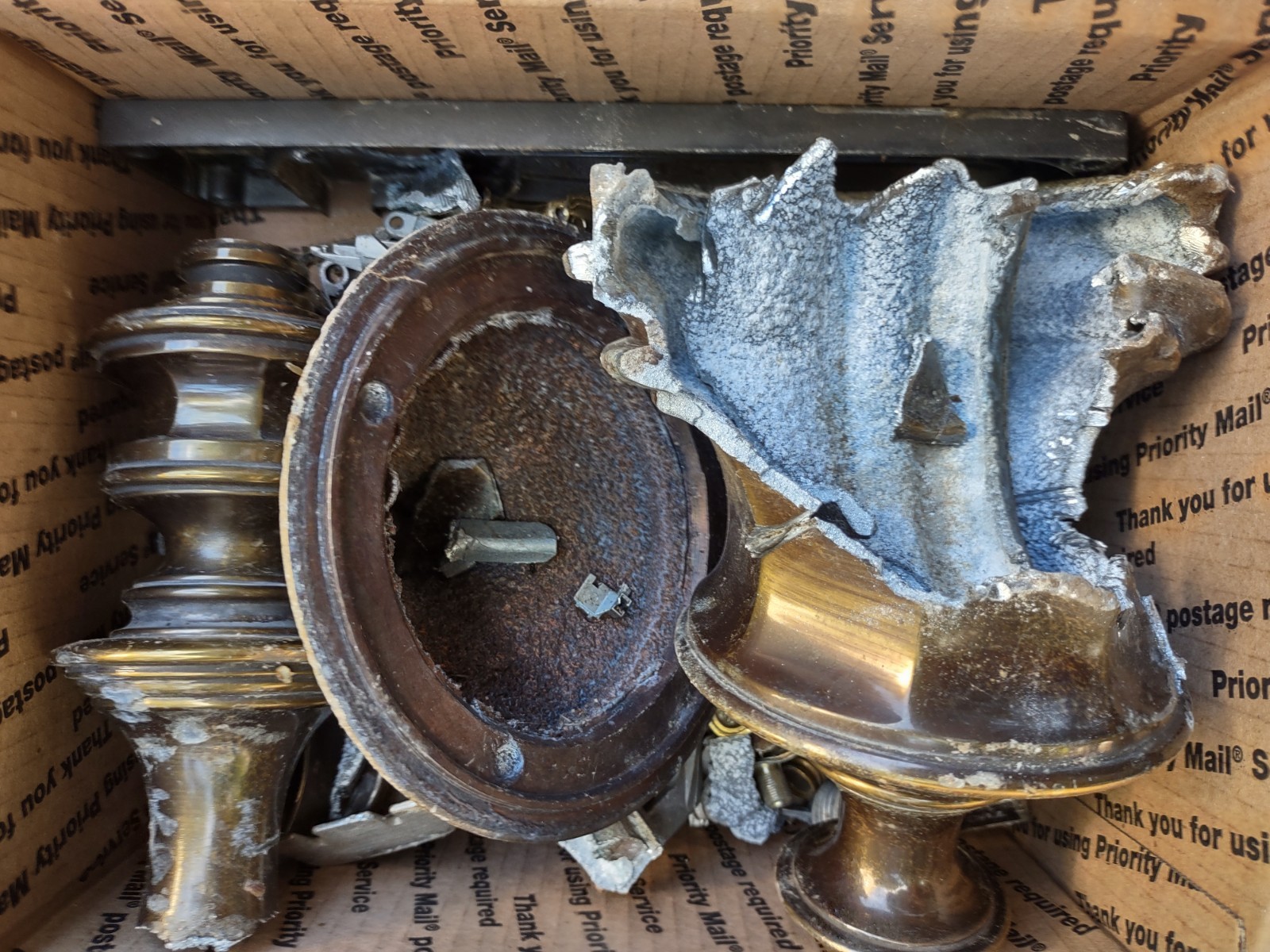 17 Pound Box Scrap Zinc – For Melting and Casting-Resource Recovery