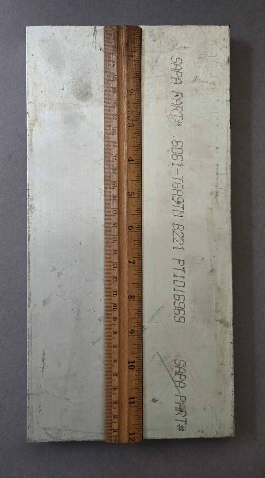 6061 Aluminum Flat Bar 1″ x 6″ x 12″-Long– Heat Treating Quench Plates