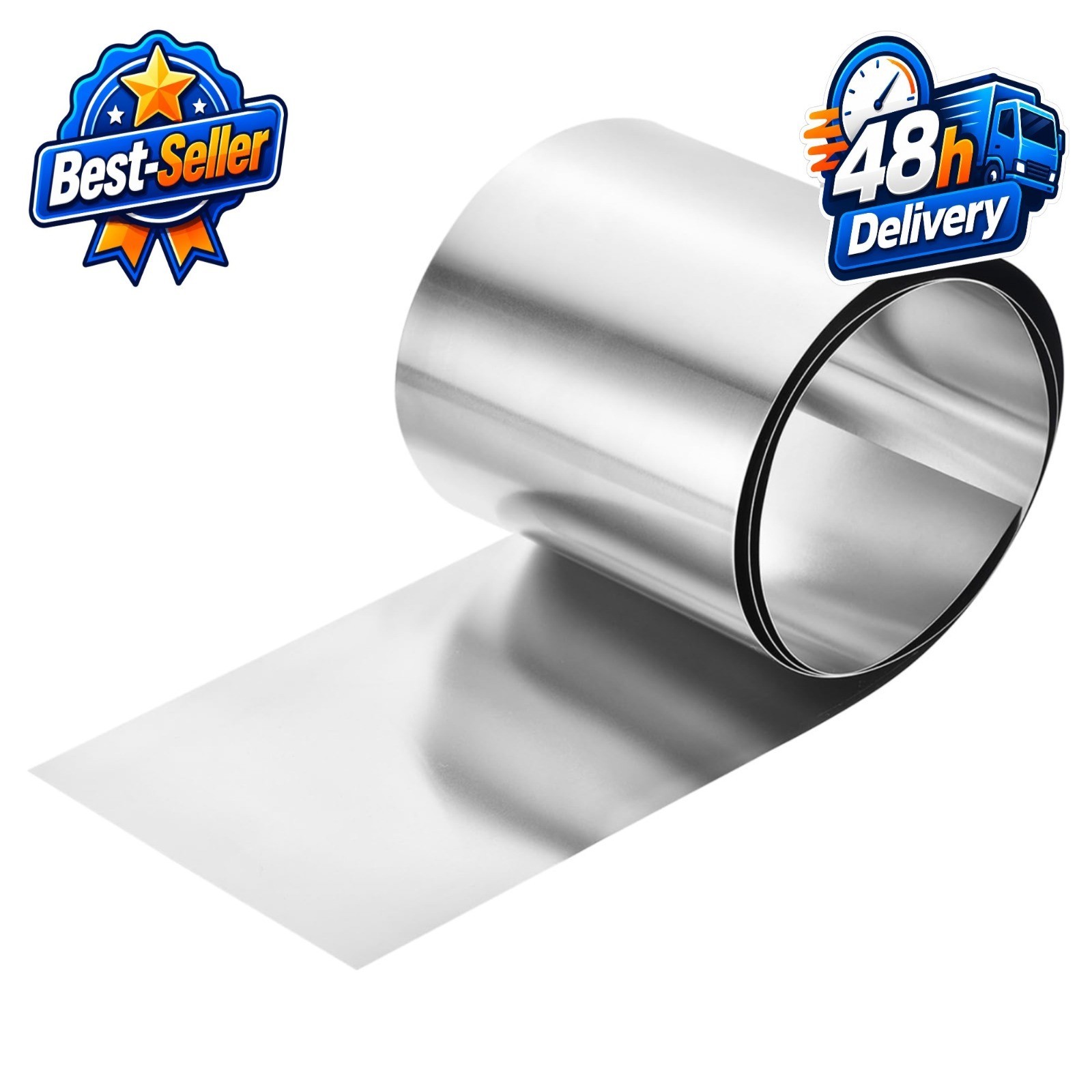 uxcell Pure Nickel Sheet 0.002″ x 3.94″ x 39.4″ High Purity 99.6%