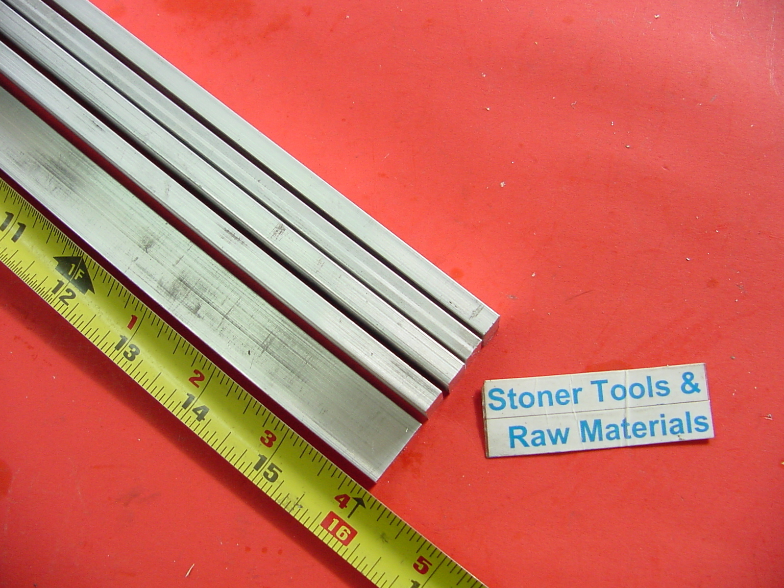 5 pieces 1/4″ X 3/4″ ALUMINUM 6061 FLAT BAR 16″ long T6511 New Mill Stock