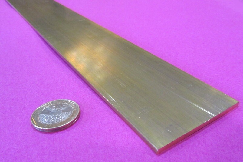 360 Brass Flat Bar 1/8″ Thick x 2 1/2″ Wide x 48.0″ Length