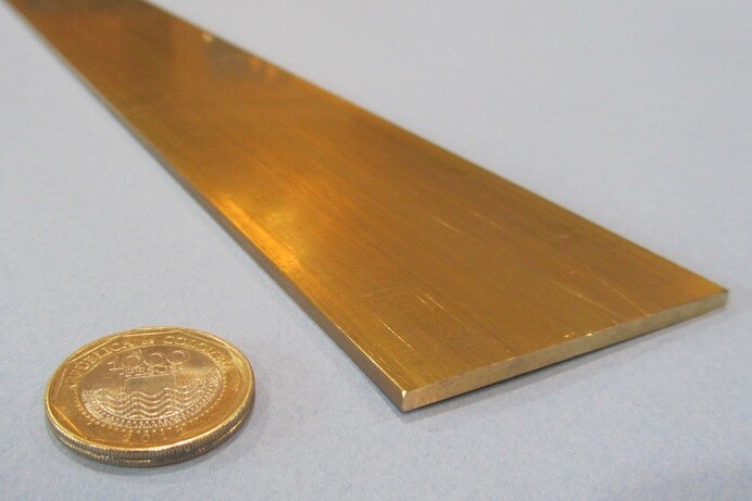 360 Brass Flat Bar 1/8″ Thick x 2 1/2″ Wide x 48.0″ Length