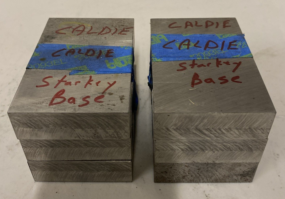 Lot 10.4 LBS Uddeholm Caldie Tool Steel Stock Rectangle Block Alloy CNC ESR