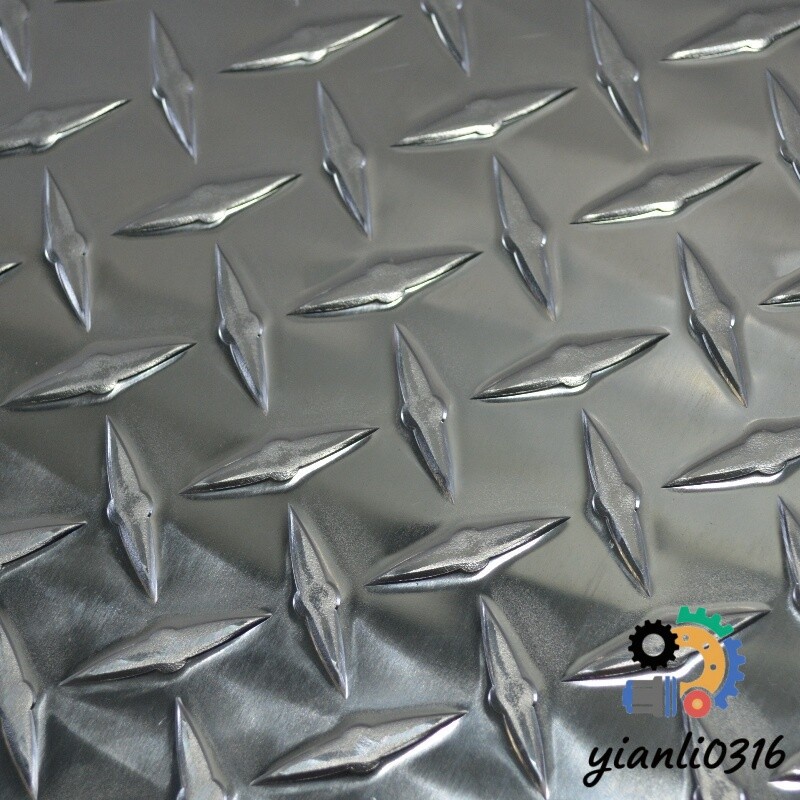 10.63×10.63″ Diamond Tread Aluminum Plate Durable