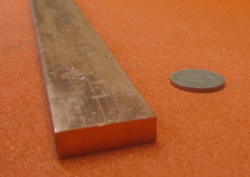 110 Copper Bar H02, 5/16″ Thick x 1.0″ Wide x 24 Inch Length