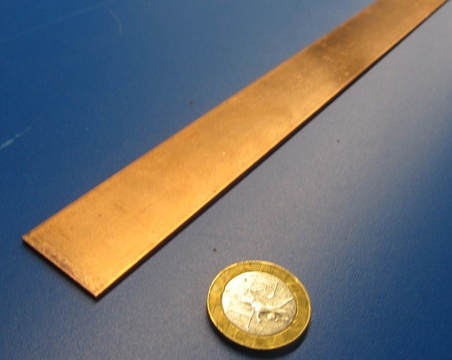 110 Copper Bar H02, 1/16″ Thick x 1.0″ Wide x 72 Inch Length