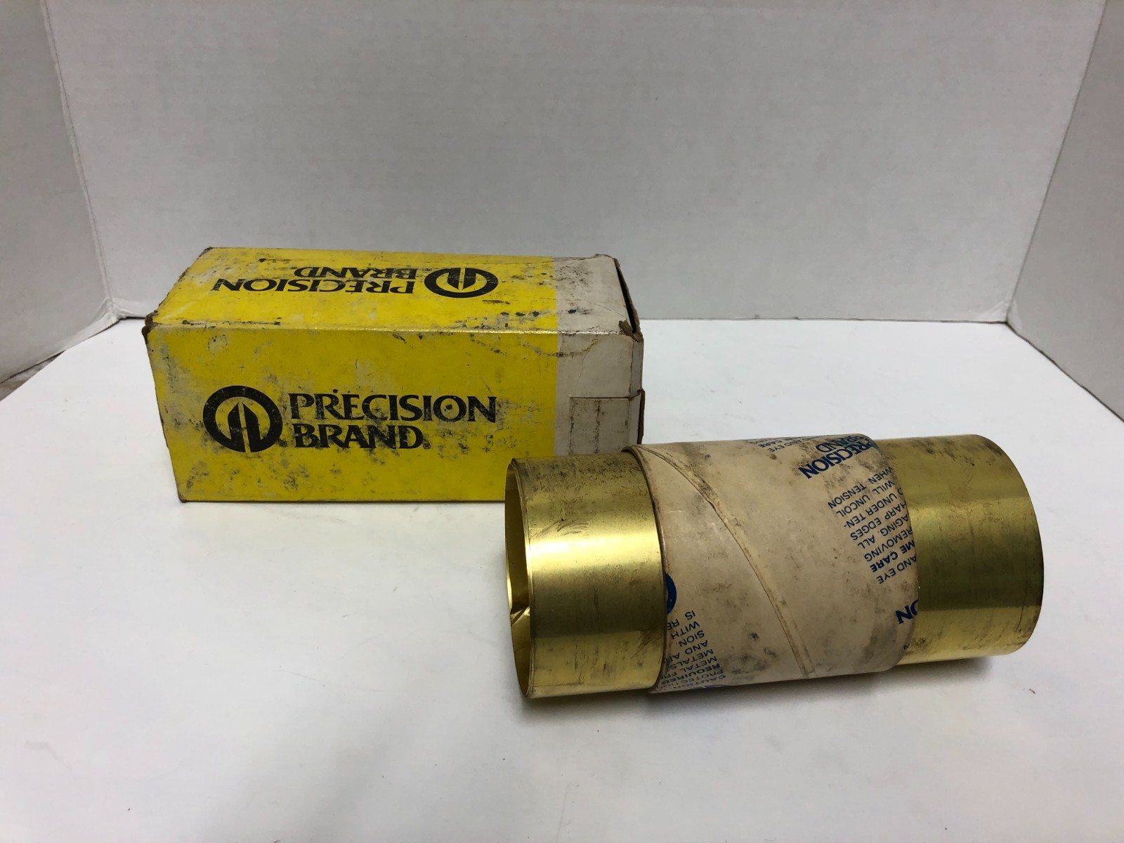 PRECISION BRAND BRASS SHIM 17195 PARTIAL ROLL 6” WIDE BY 98” LONG .002 GAGE