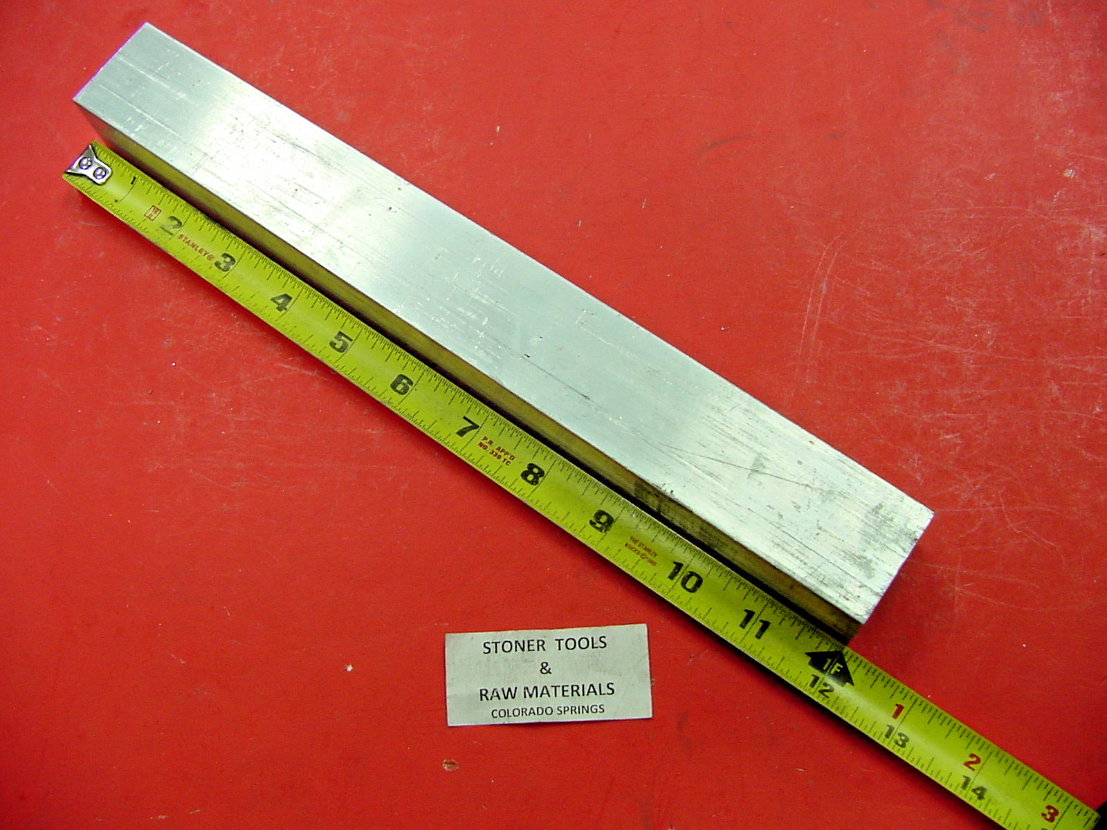 1-1/4″x 1-1/2″ ALUMINUM 6061 FLAT BAR 12″ long T6511 Solid Extruded Mill Stock