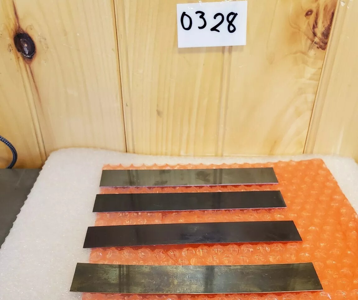 Blue Tempered Spring 1″x12″ stock .012 .015 .020 0.028 0.012 015 020 028 012