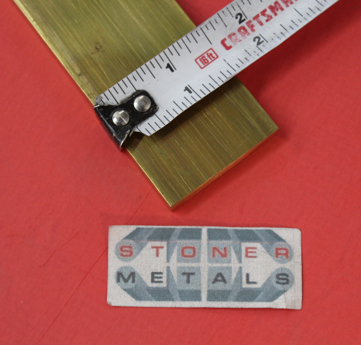 2 Pieces 1/8″ x 1-1/2″ C360 BRASS FLAT BAR 48″ long Solid Bar Stock H02 New