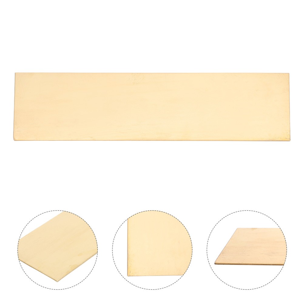 Reusable Brass Sheet Pack for Crafts Electrical Use and Home Improvement