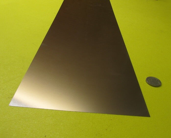 18-8 Stainless Steel Sheet, Full Hard, .009″ x 6.0″ x 100″