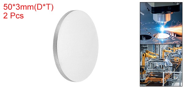 2 Pcs 2″ Dia 0.12″ Thick Aluminum Disc Round 6061 Aluminum Sheets