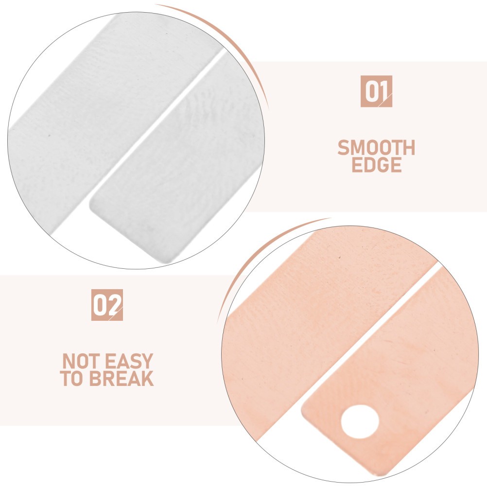 20Pcs Reusable Copper Zinc Anode Strips for Electroplating Science and Home Use