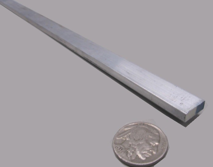 6061 T651 Aluminum Bar, 3/16″ (.187″) Thick x 1/2″ Wide x 12″ Length, 6 Pcs.