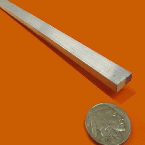 6061 T651 Aluminum Bar, 3/16″ (.187″) Thick x 1/2″ Wide x 48″ Length, 3 pcs