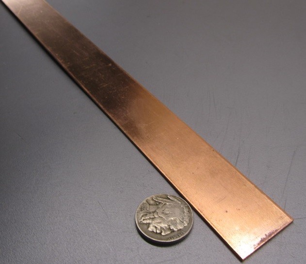 110 Copper Bar H02, 1/16″ Thick x 1.0″ Wide x 72 Inch Length