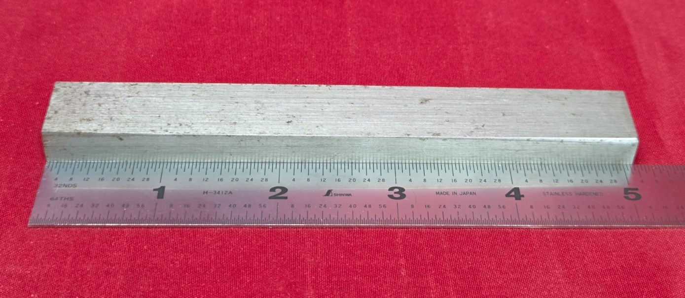 D2 Tool Steel Block Billet 5.075″ L x 0.69″ W x 0.35″ Thick – 5.5 Oz.