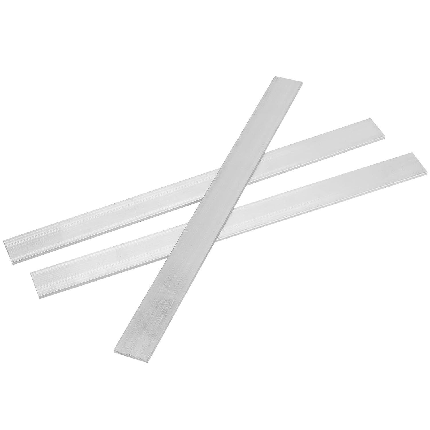 16 PCS 6061-T6511 Aluminum Flat Bar, 12 X 1 X 1/8 Inch Square Solid Bar Stock fo