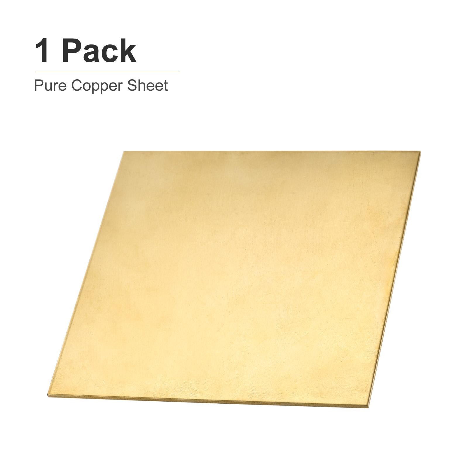 100mm x 100mm x 1.5mm Brass Sheets Metal Brass Plates