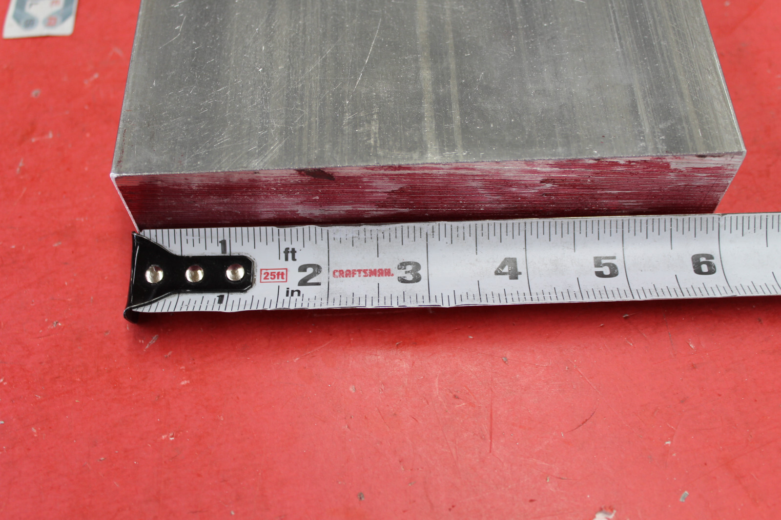 1-1/2″ X 6″ ALUMINUM 2024 T351 FLAT BAR 9.95″ long SOLID Extruded Mill Stock PC