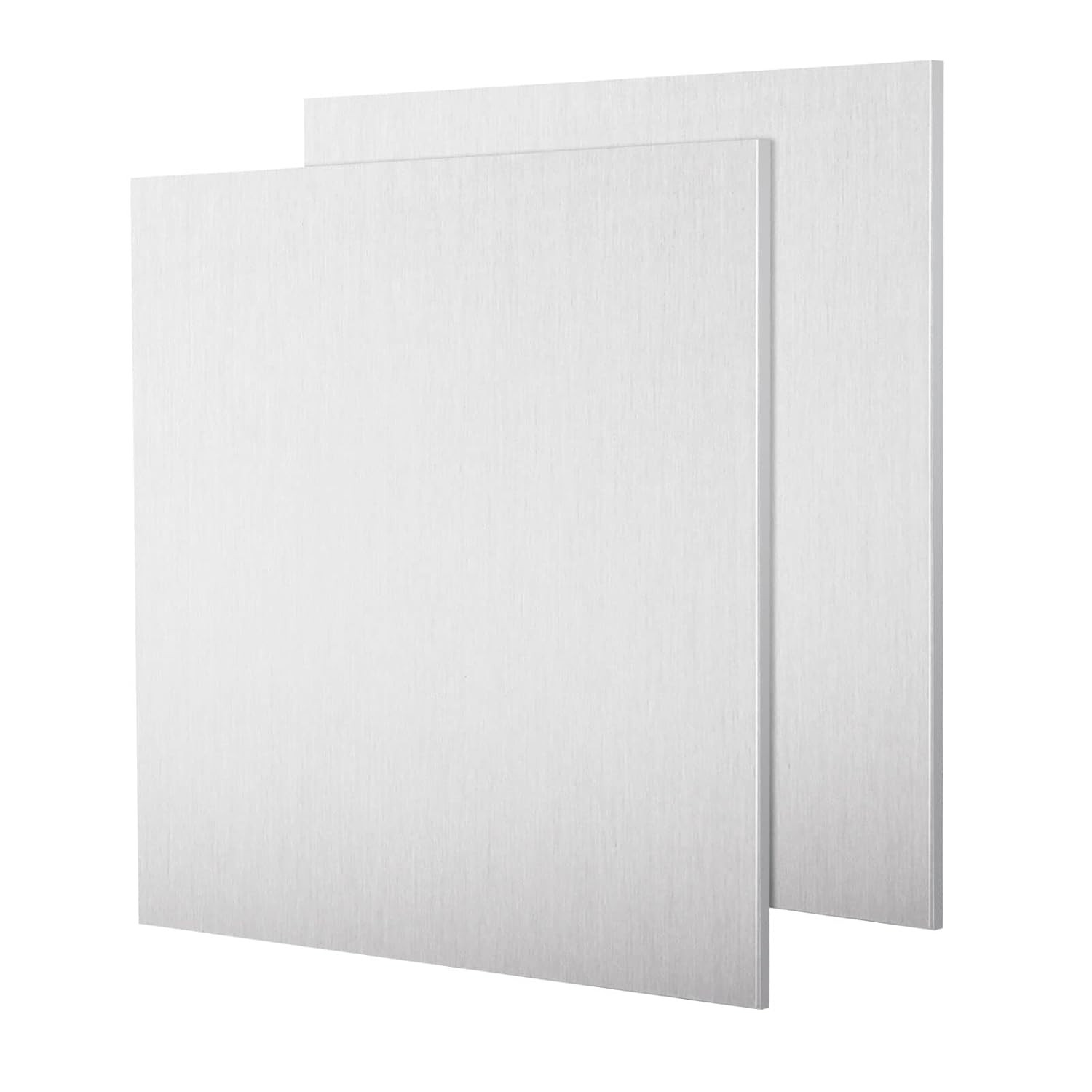 2 Pack 6061 T6 Aluminum Sheet Metal 6 X 6 X 0.236 (1/4) Inch Flat Plain Plate Pa