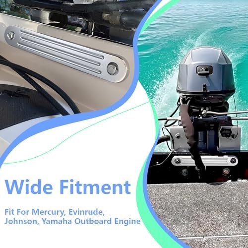 Transom Support Plate Set 15 x 2 12 x 2 3/8 Cast Aluminum Outboard Motor