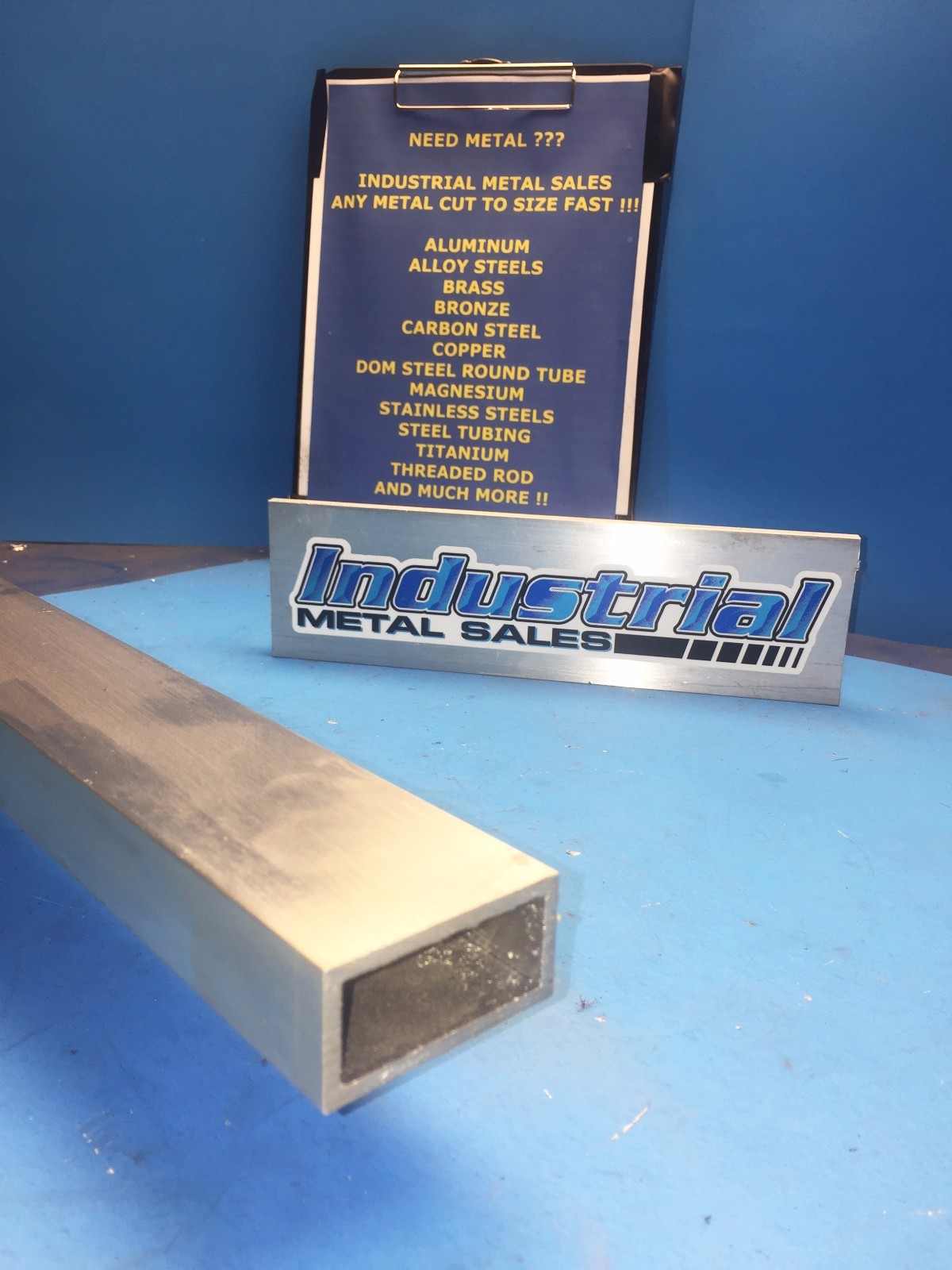 1″ x 2″ x 60″-Long x 1/8″ Wall 6063 T52 Aluminum Rectangle Tube– 1″ x 2″ x .125