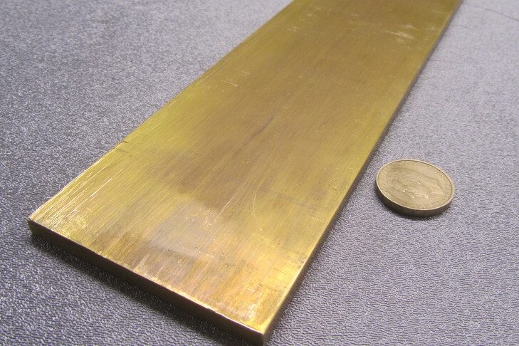 360 Brass Flat Bar 1/4″ Thick x 3.0″ Wide x 24.0″ Length