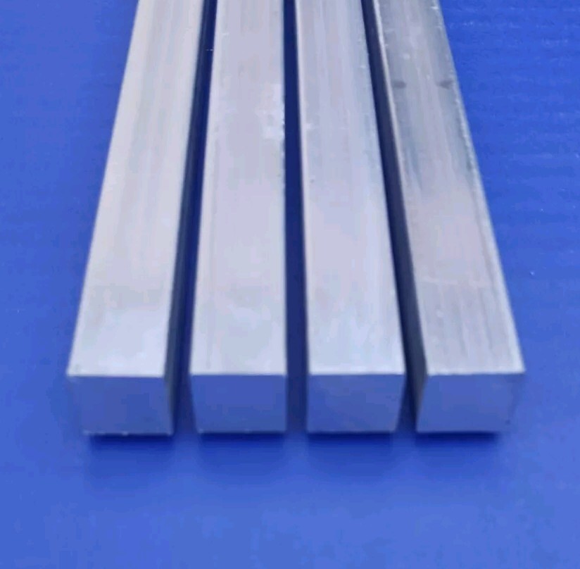 4 Pc 3/8″ x 3/8″ x 12″ long 6061 Aluminum Flat Bar Solid Stock Machining T6511