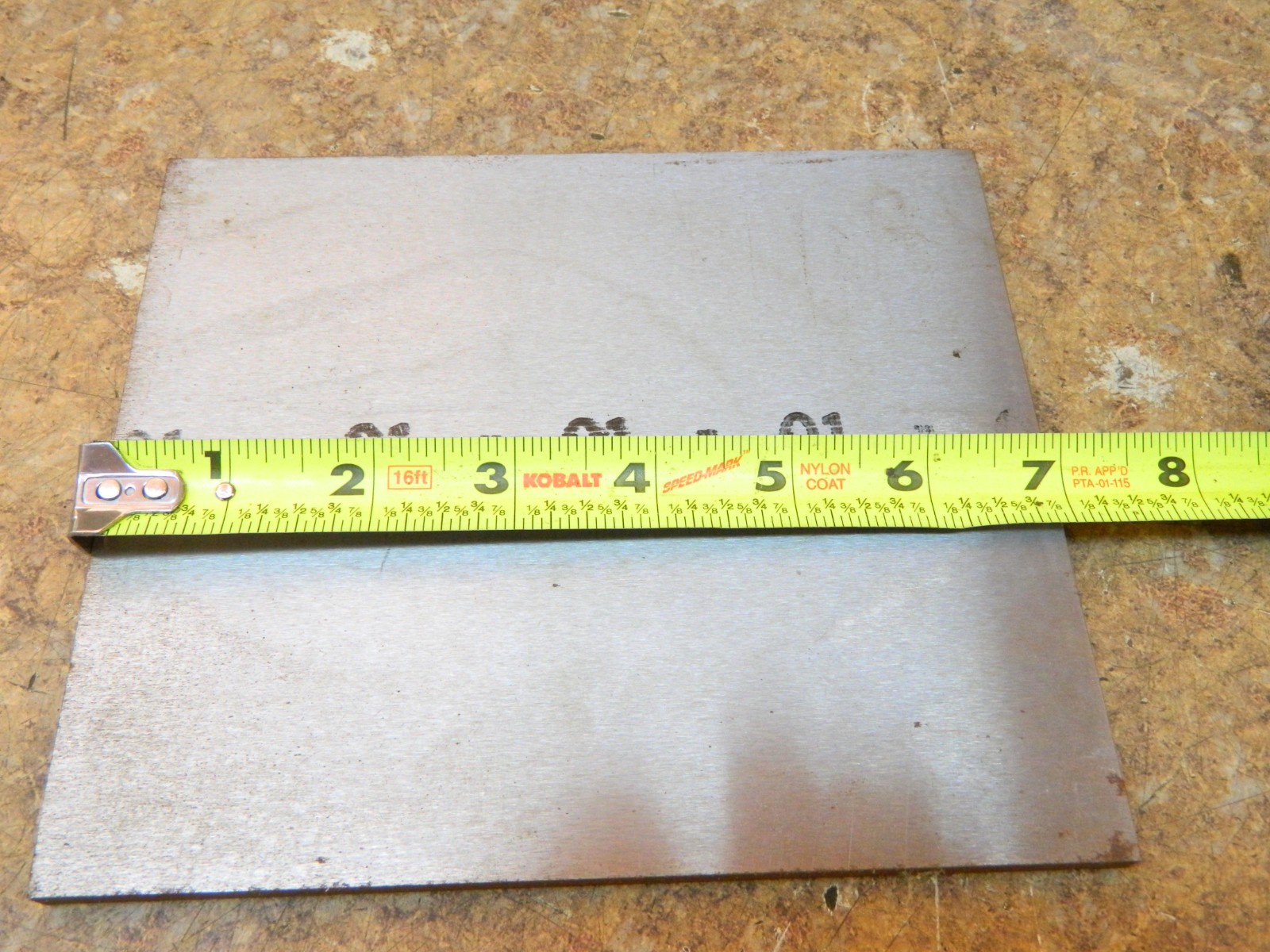 O-1 FLAT GROUND STOCK 6″ X 1/4″ X 6-15/16″
