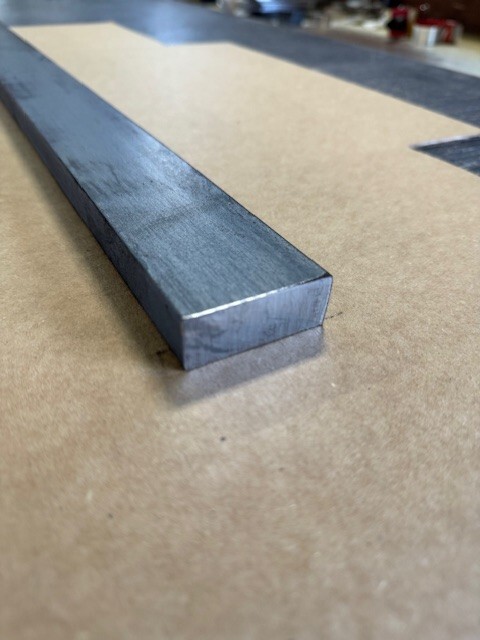 3/4″ x 2″ Steel Flat Bar x 48″ Long, A36 Steel, Hot Rolled, Mild Steel,