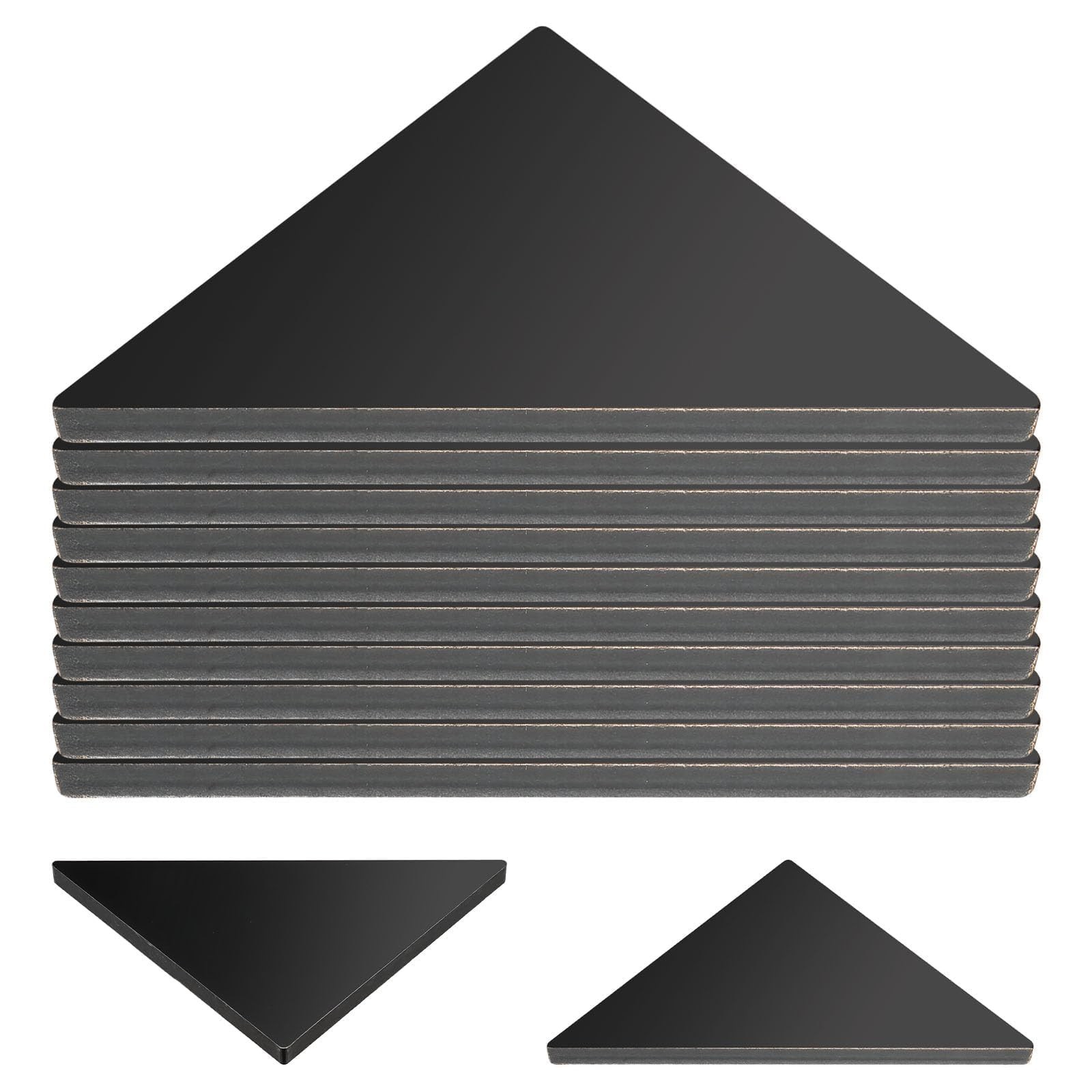 10 Pack 4x4x1/4″ A36 Steel Gusset Plates Triangle Reinforcement