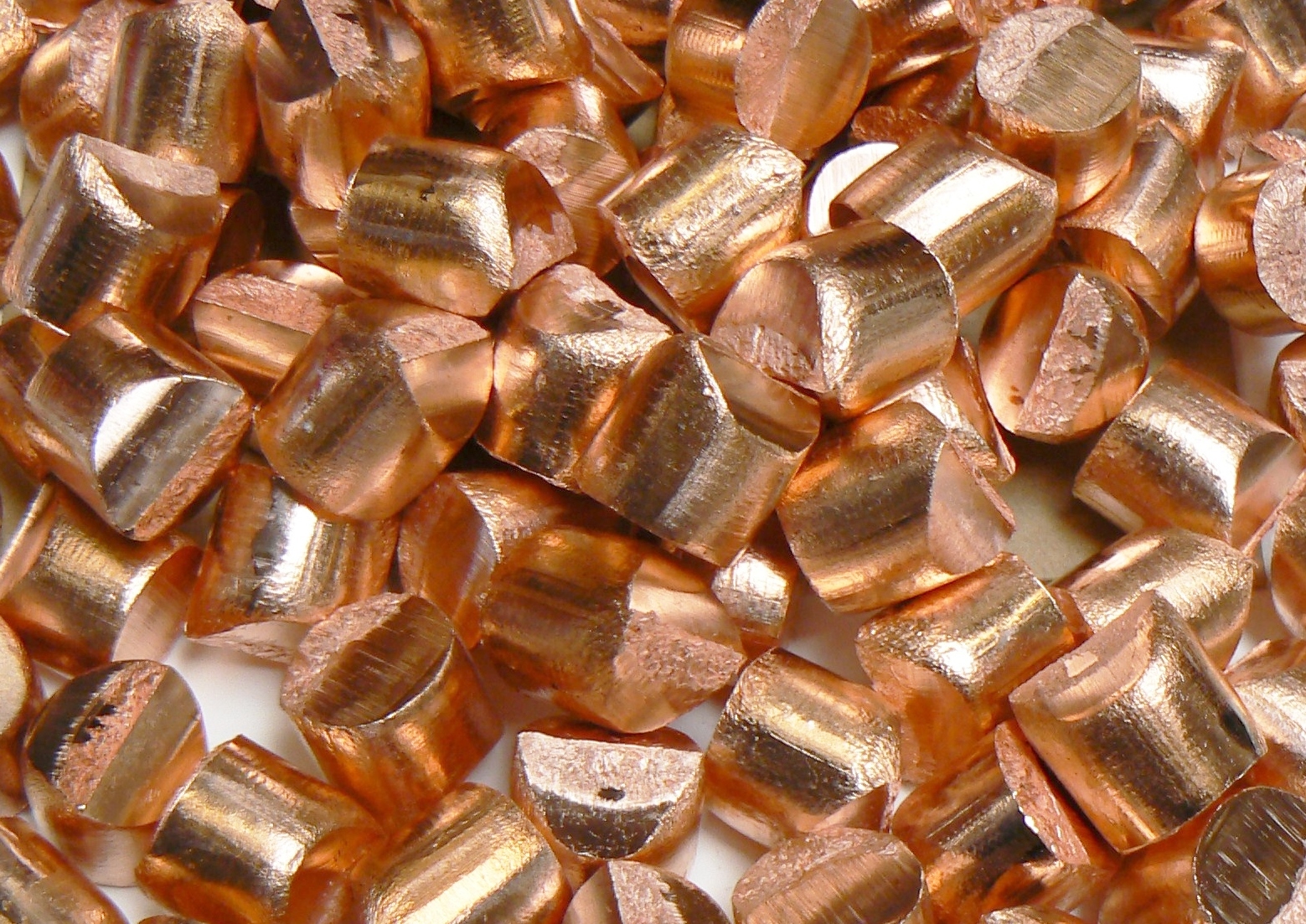 Pure Copper 99.99% Oxygen Free Cu Metal Anode Slugs Melt Casting Alloy 5 Pounds