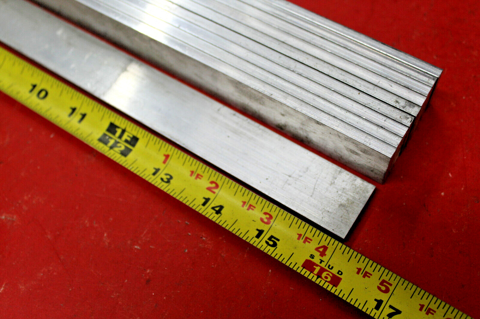 10 pieces 3/16″ X 1″ ALUMINUM 6061 FLAT BAR 16″ long T6511 .187″ New Mill Stock